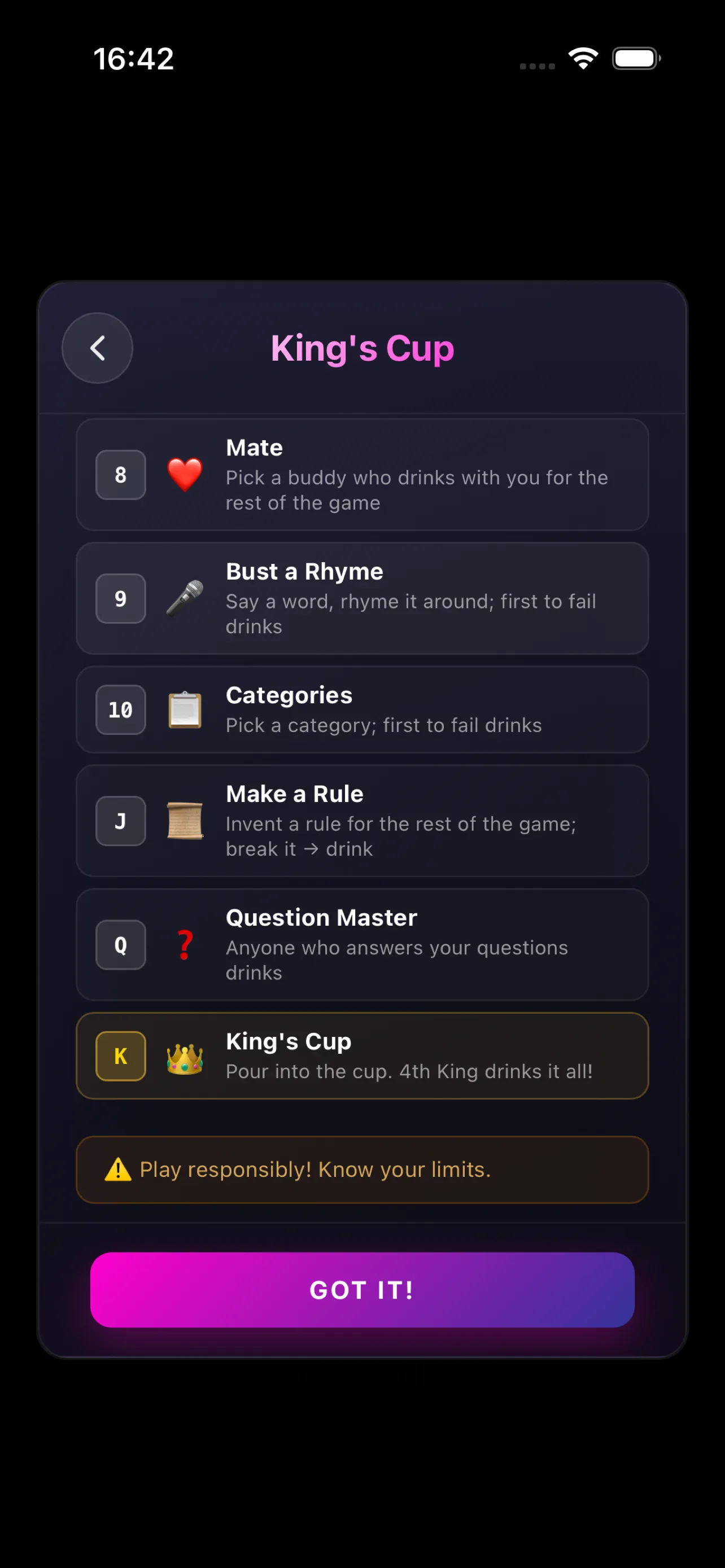 Truth or Dare 18+ dare card in Party Deck