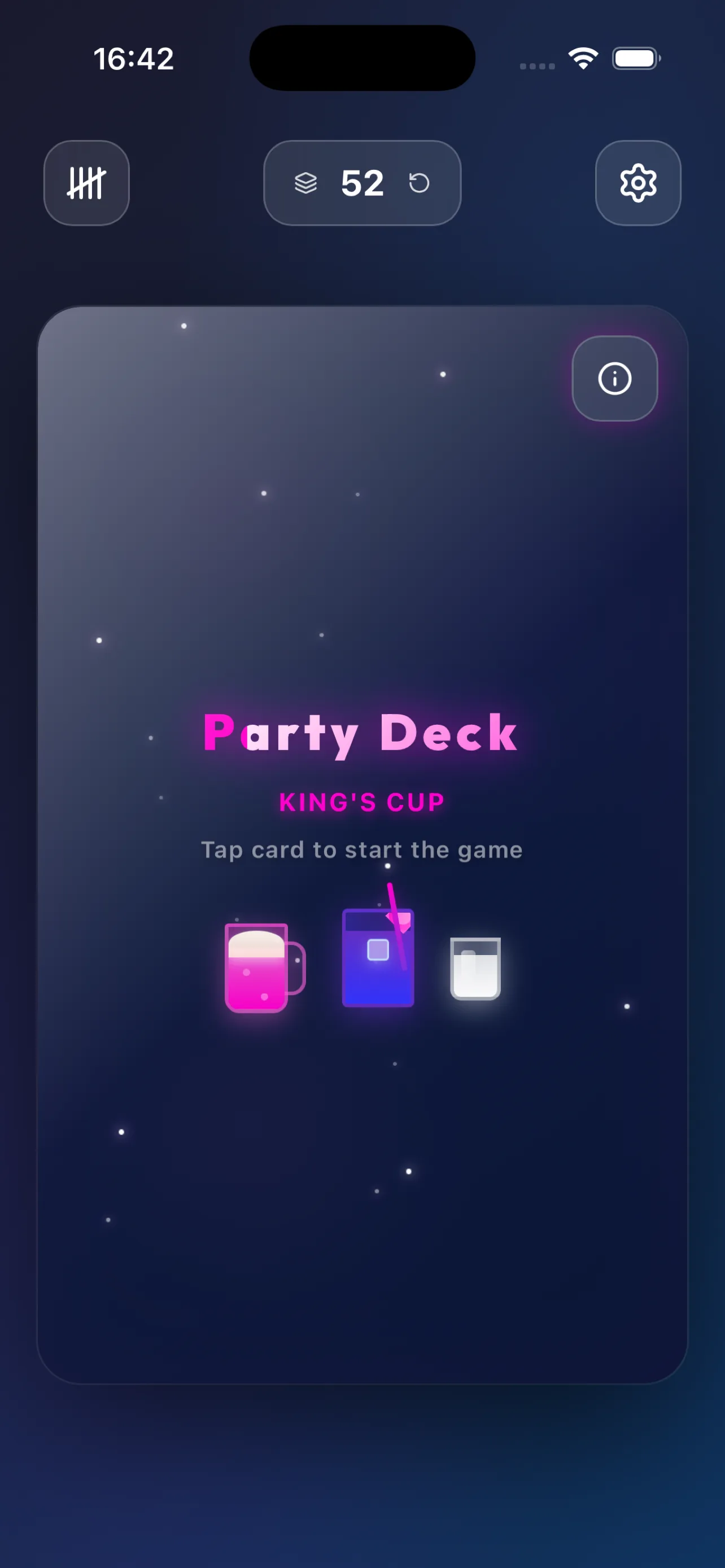 Confessions party question card in Party Deck